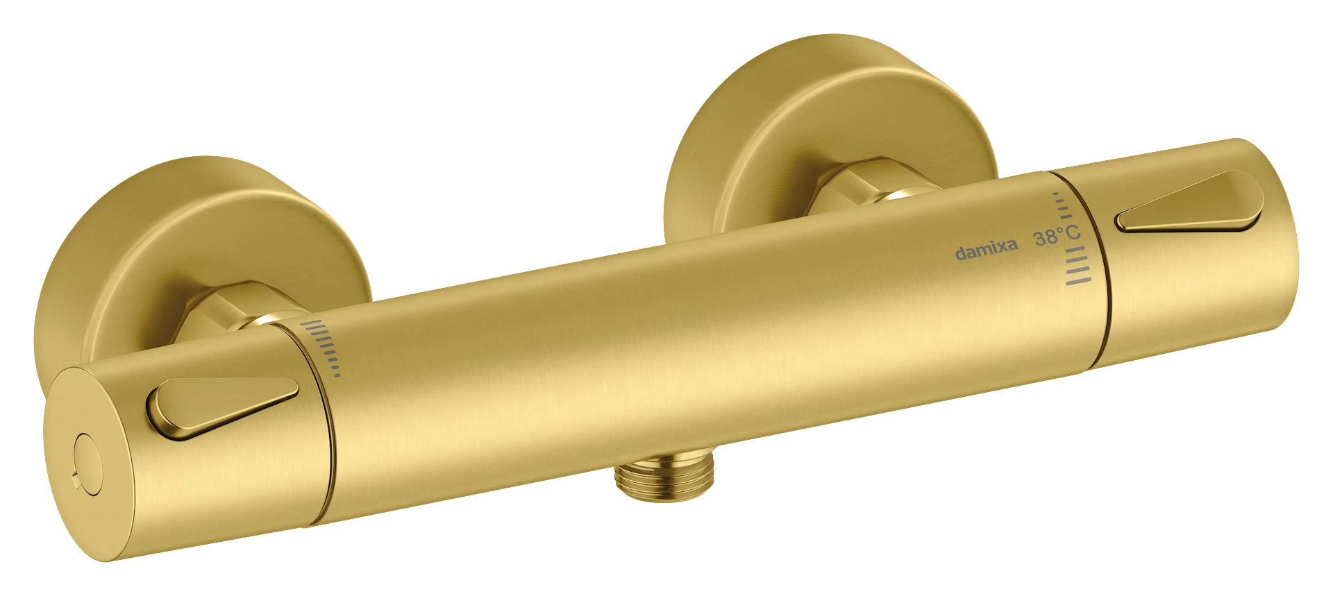 NRF4332185 - Silhouet dusjbatteri, børstet messing - 