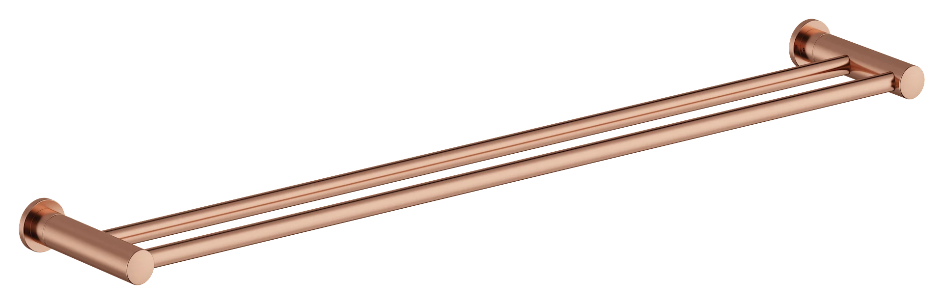 NRF4332823 - Silhouet håndklestang dobbel, børstet kobber - 