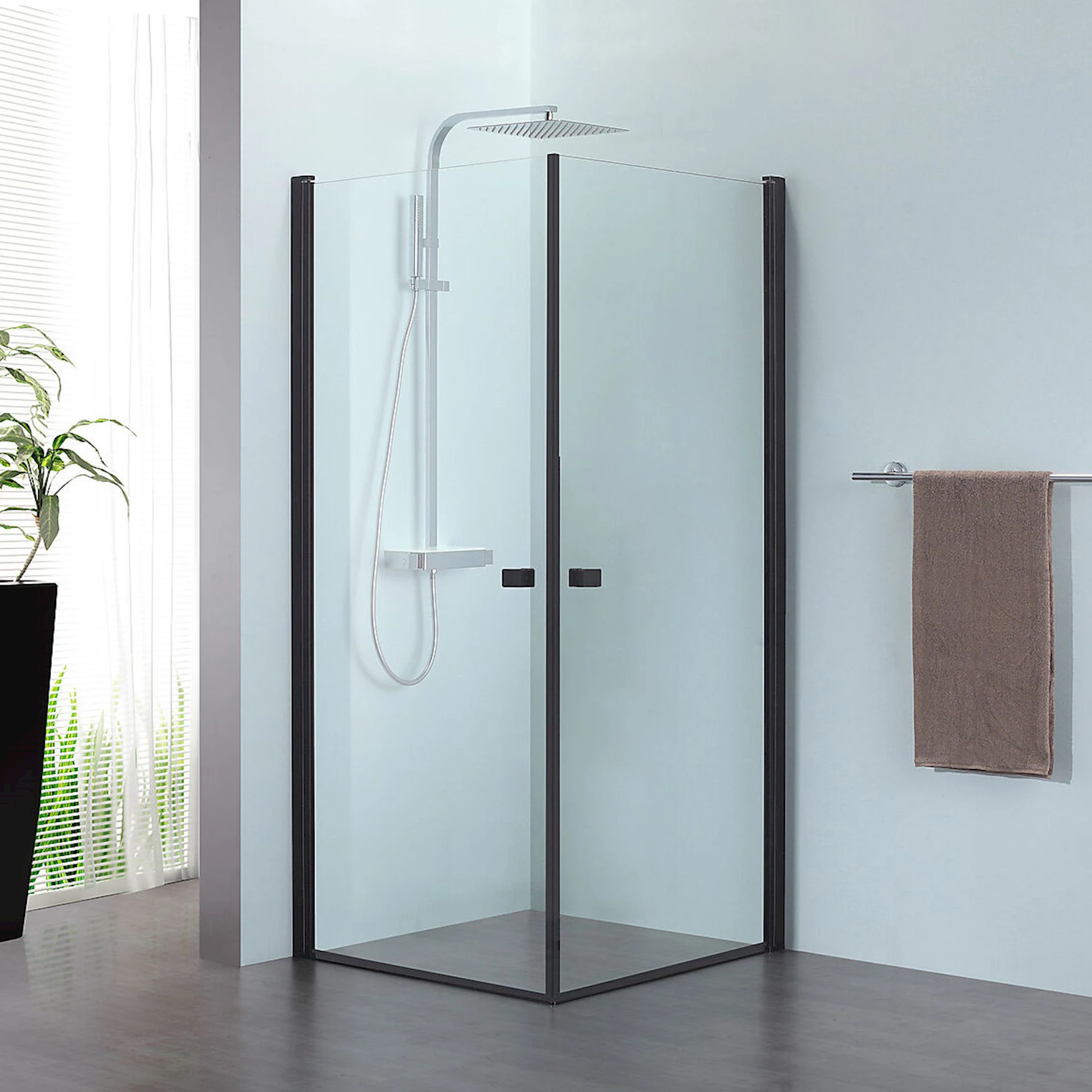 NRF6310665 - Pyxis dusjdør rett sort - 